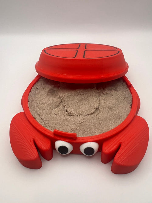 Crab Desktop Sandbox: Portable Zen Garden with Kinetic Sand