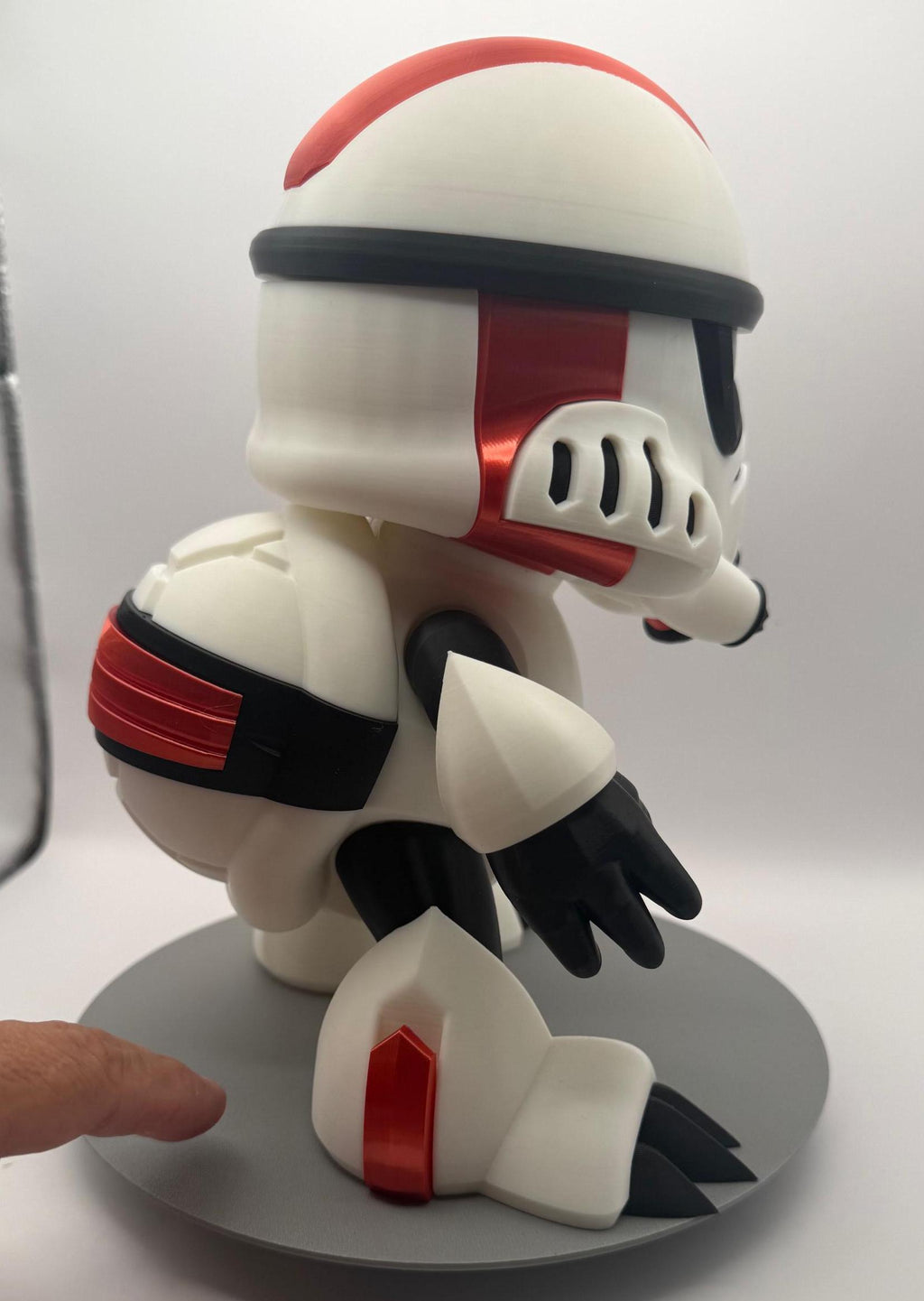Galactic Koopa Trooper Toy: Star Wars Nintendo Mashup, 3D Printed