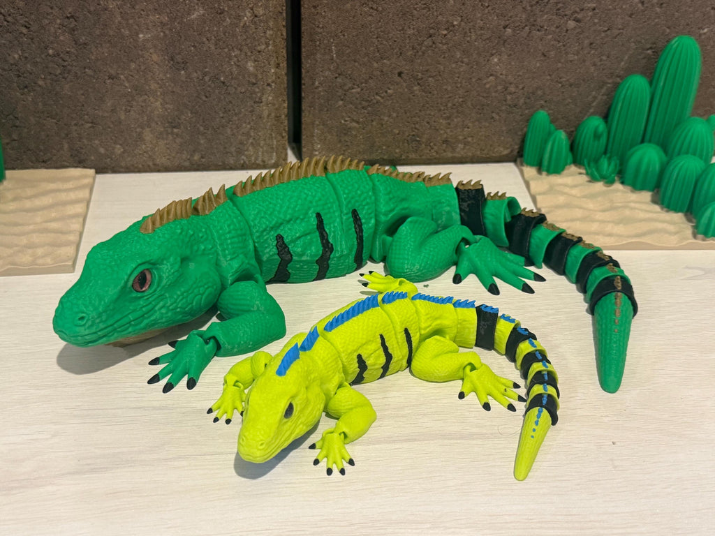 Realistic 3D-Printed Iguana — 3D-printed product by Truly Innovative Concepts