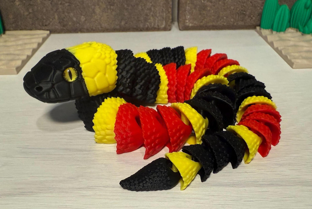 Articulated Coral Snake — 3D-printed product by Truly Innovative Concepts