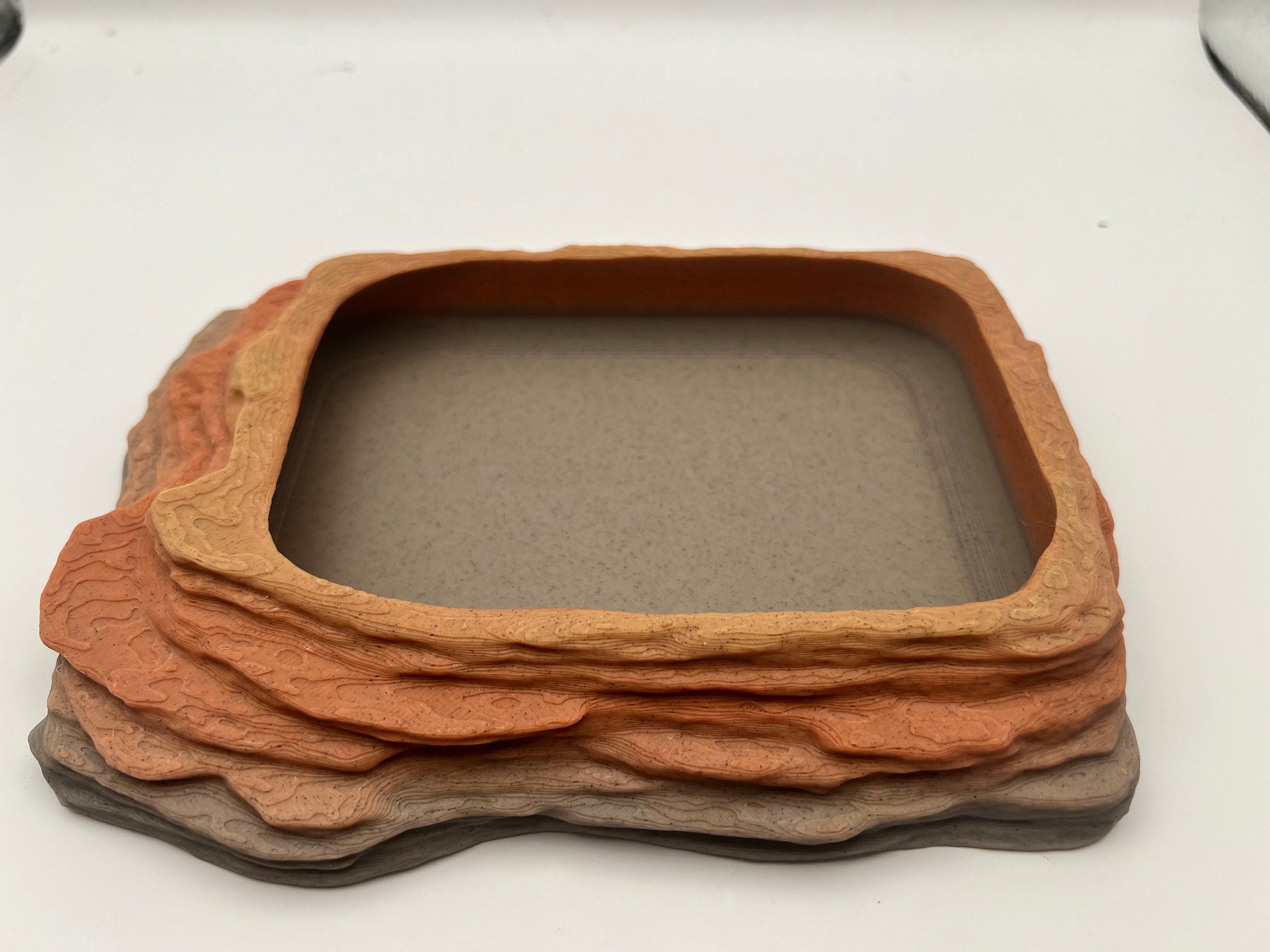 Snake, Frog, Turtle, Gecko and any other Reptile water or food dish 3d printed