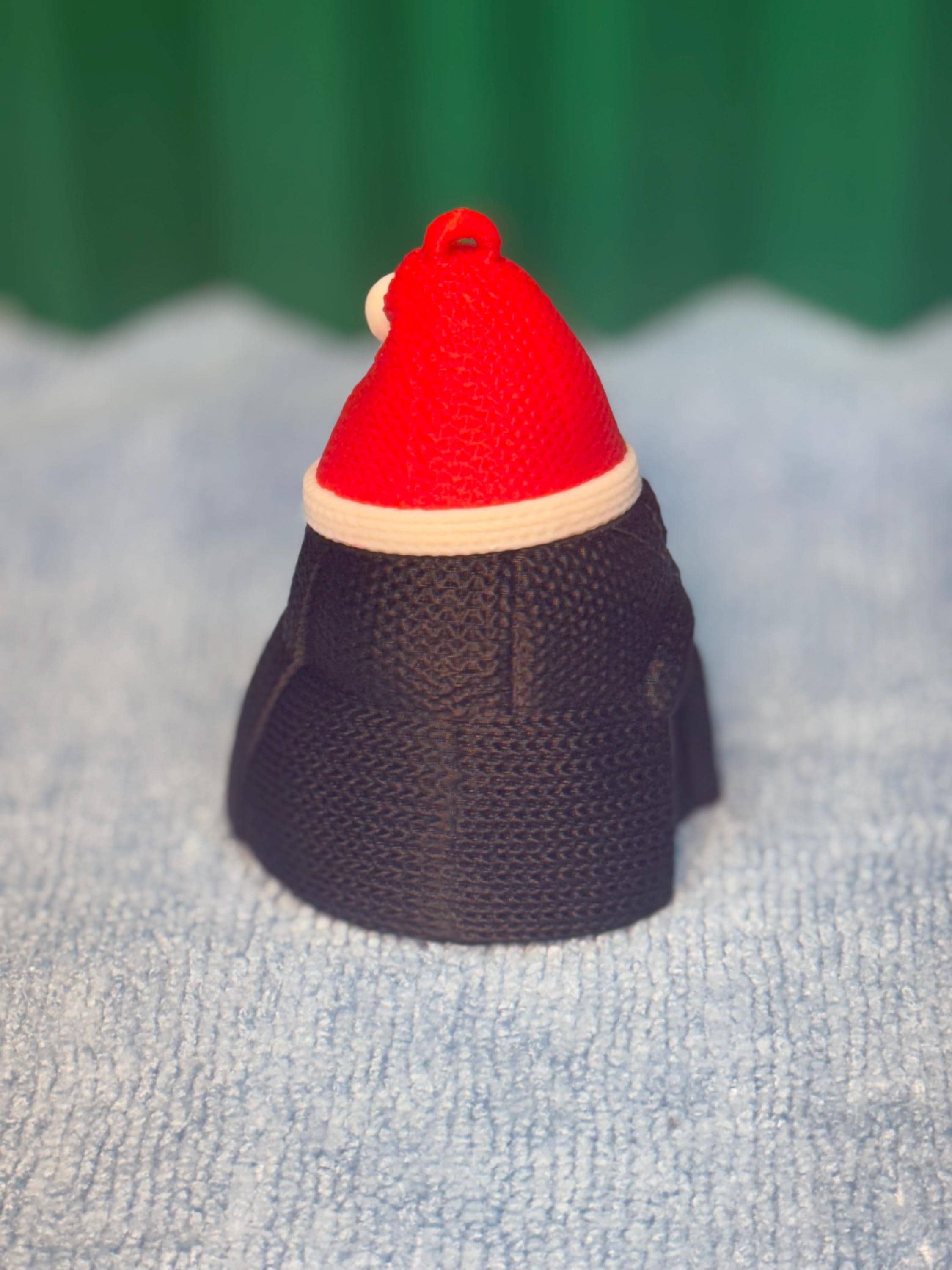 Star Wars Darth Vader ornament, Christmas, Santa hat, crochet texture , holiday, empire