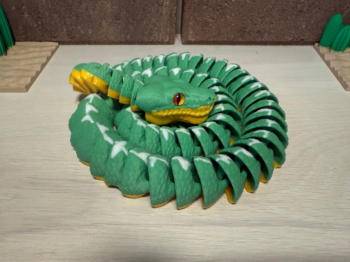 Articulated Emerald Tree Boa — 3D-printed product by Truly Innovative Concepts