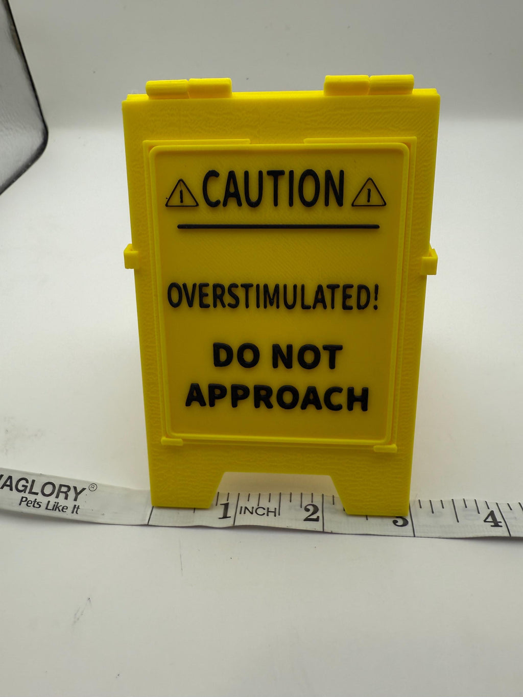 Funny Overstimulated DO NOT APPROACH Desk Sign: Neurodivergent Office  Decor