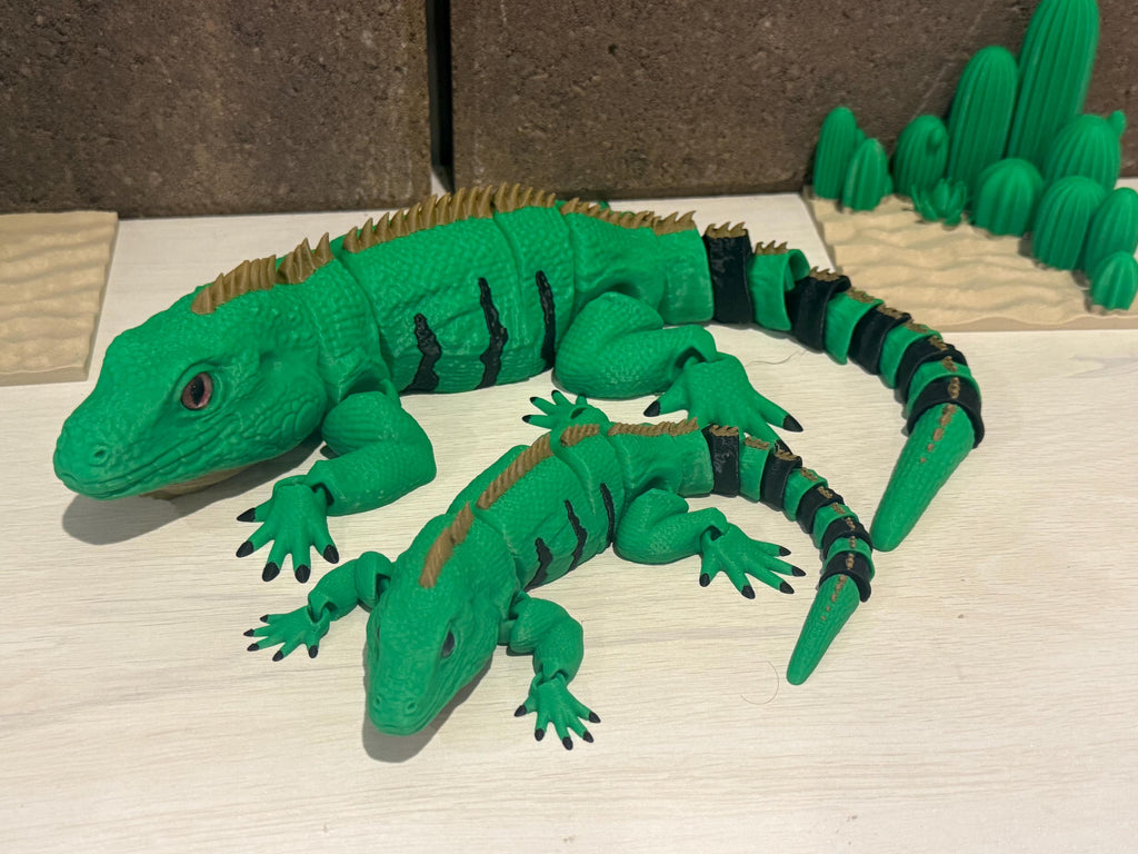 Realistic 3D-Printed Iguana — 3D-printed product by Truly Innovative Concepts