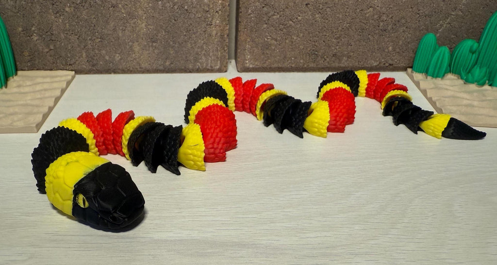 Articulated Coral Snake — 3D-printed product by Truly Innovative Concepts
