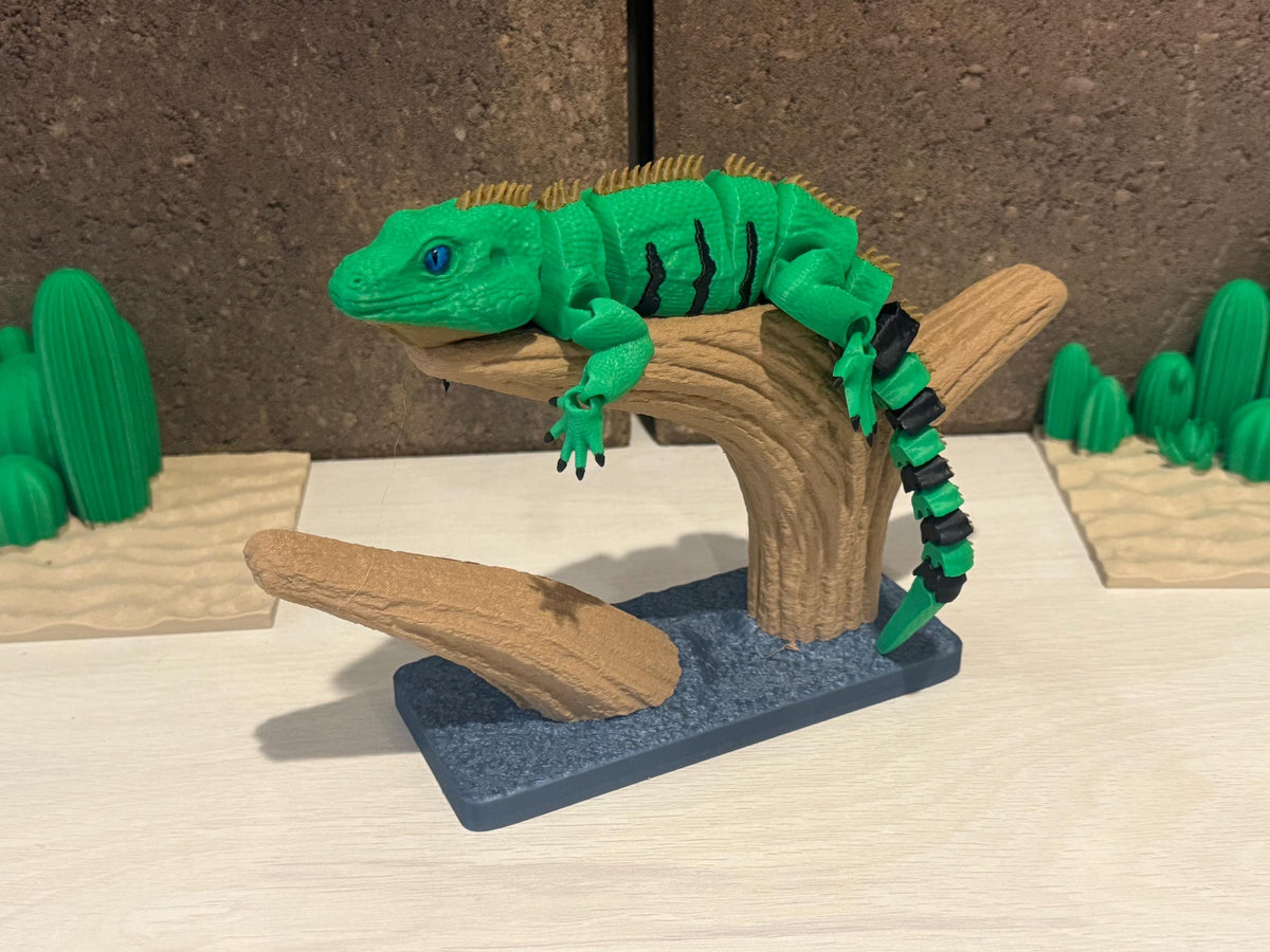 Realistic 3D-Printed Iguana — 3D-printed product by Truly Innovative Concepts