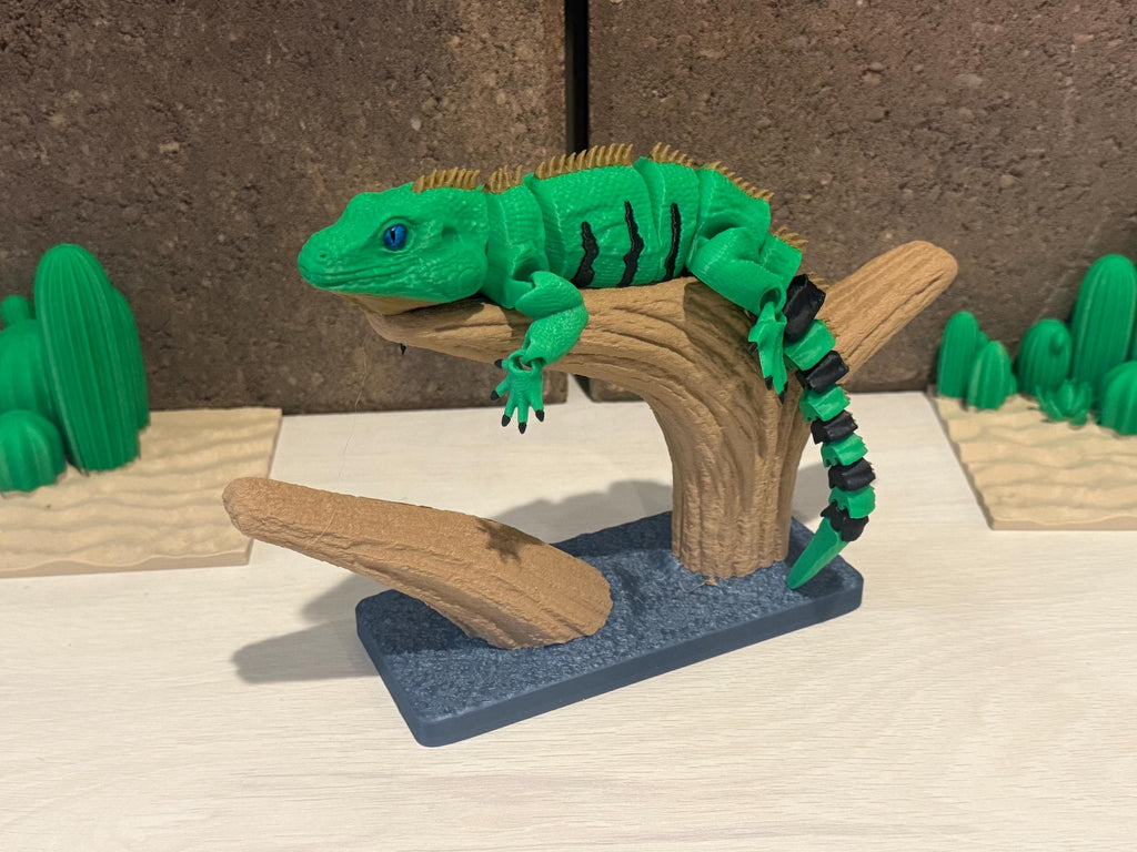Realistic 3D-Printed Iguana — 3D-printed product by Truly Innovative Concepts