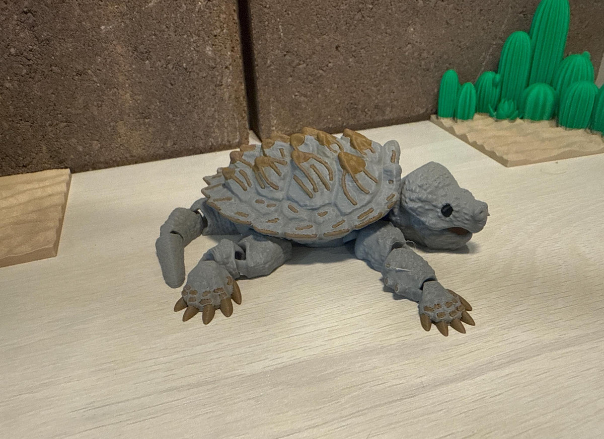 Articulated Alligator Snapping Turtle — 3D-printed product by Truly Innovative Concepts