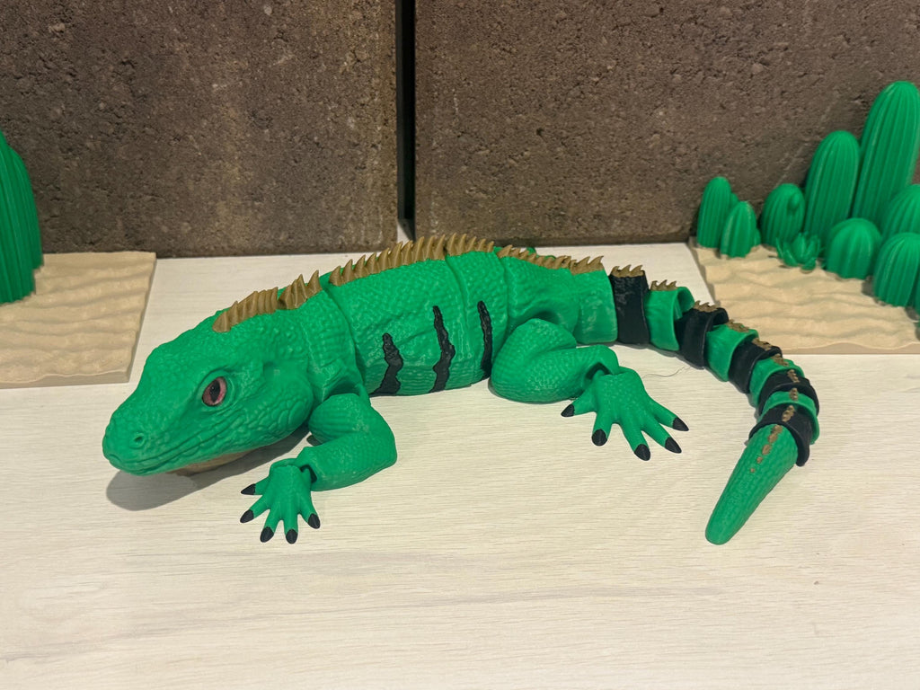 Realistic 3D-Printed Iguana — 3D-printed product by Truly Innovative Concepts