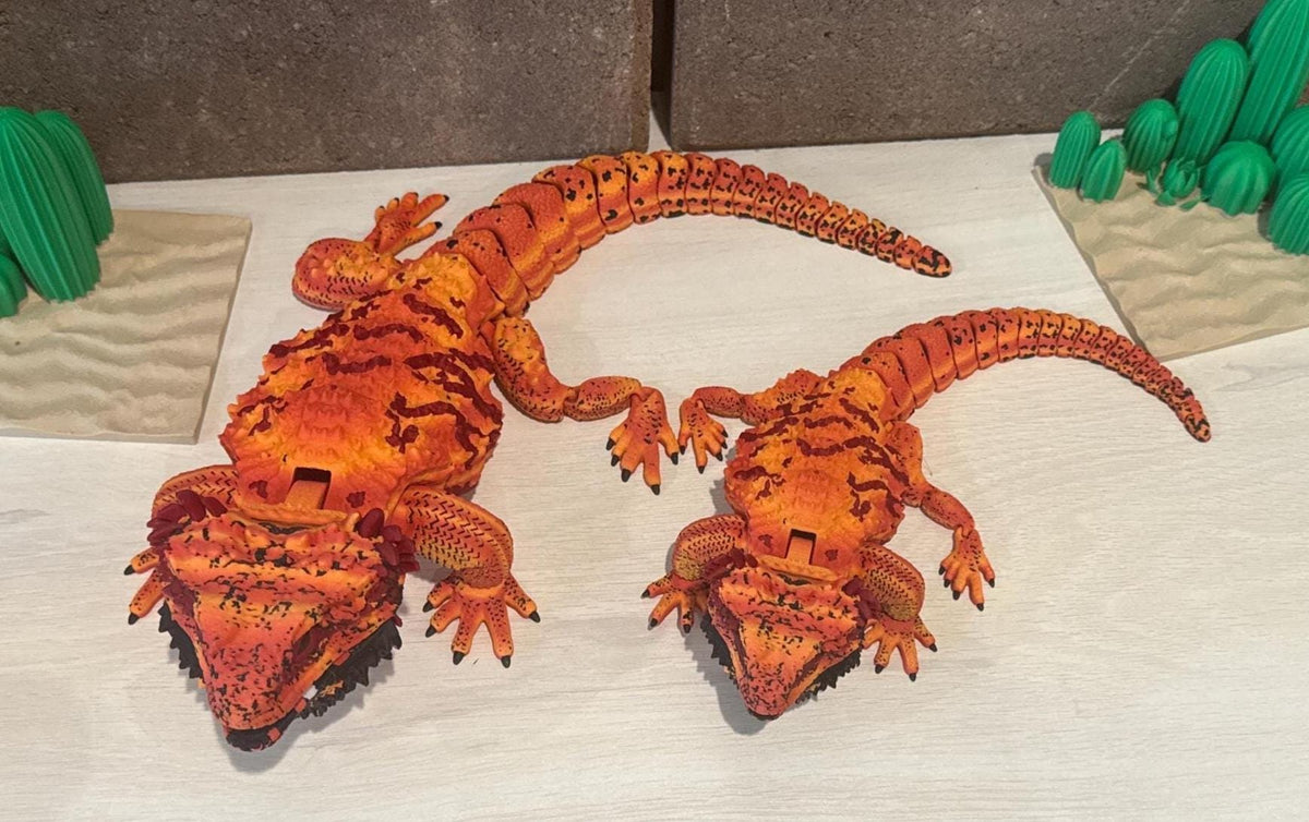 Articulated Bearded Dragon — 3D-printed product by Truly Innovative Concepts