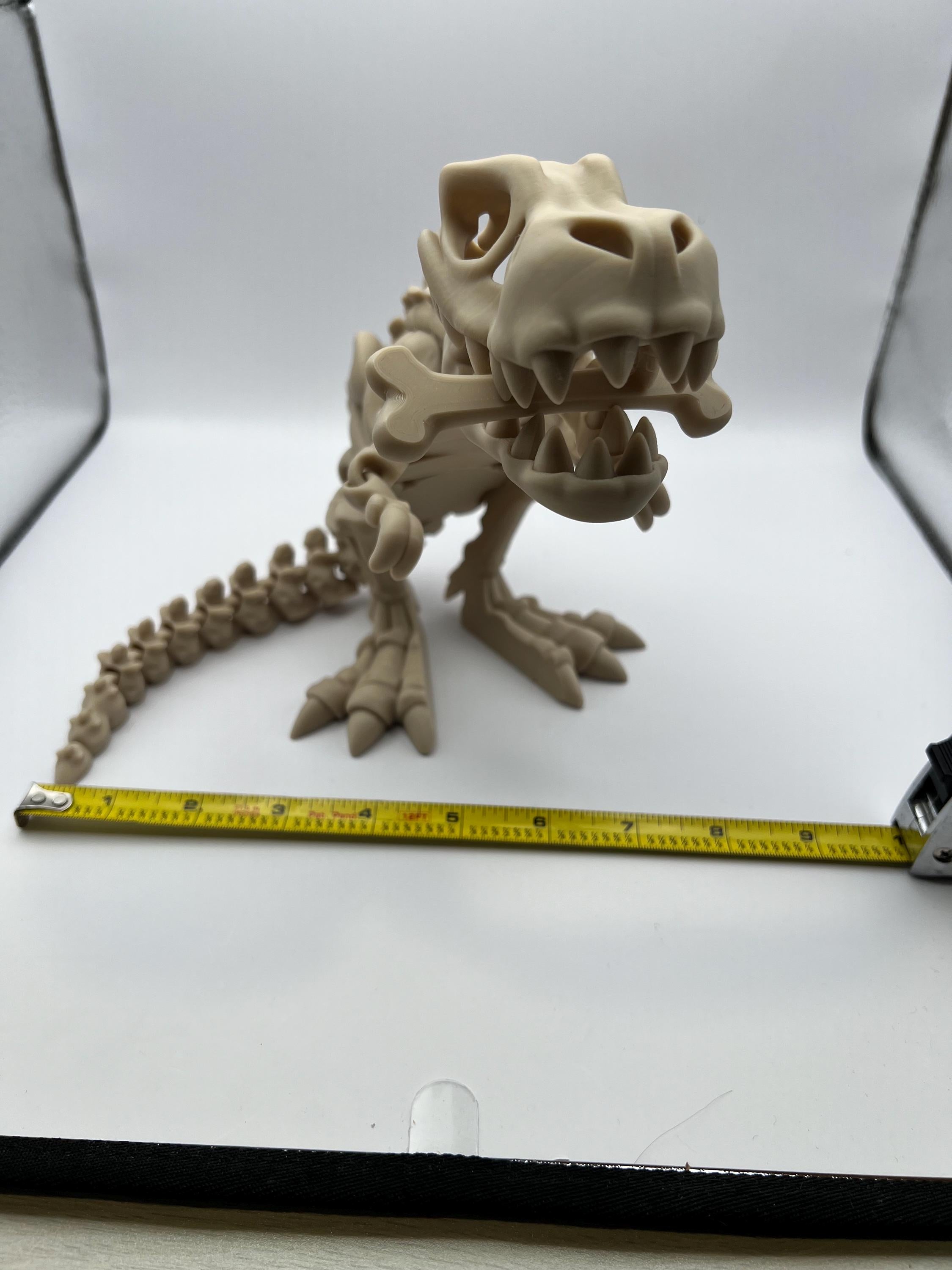 Articulated T-Rex Skeleton: Flexi Dinosaur Desk Toy