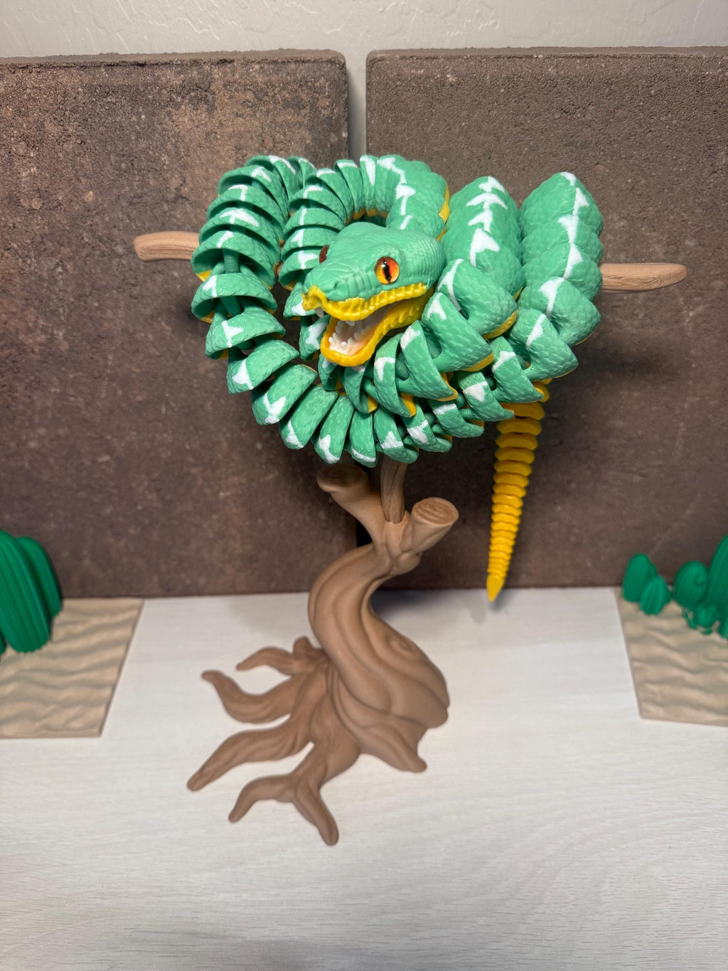 Articulated Emerald Tree Boa — 3D-printed product by Truly Innovative Concepts