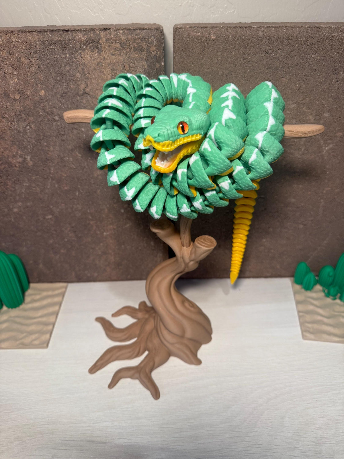 Articulated Emerald Tree Boa — 3D-printed product by Truly Innovative Concepts