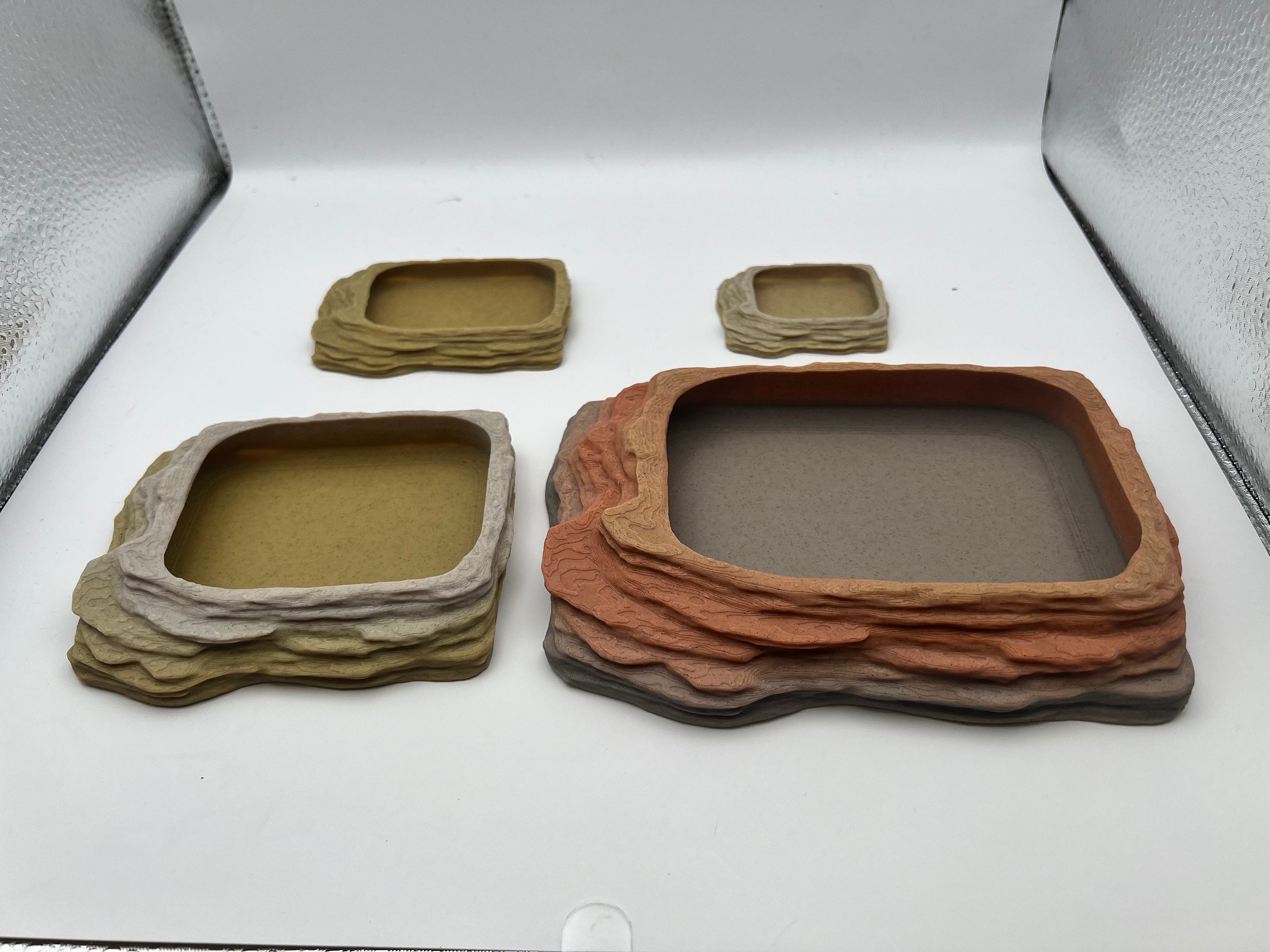 Snake, Frog, Turtle, Gecko and any other Reptile water or food dish 3d printed